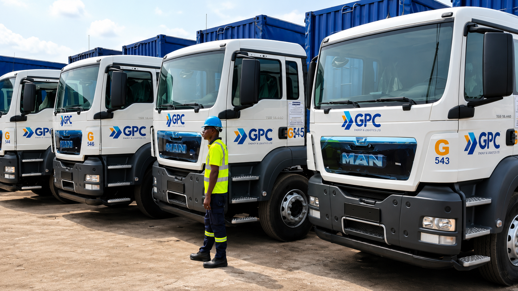 GPC Energy and Logistics truck at loading dock